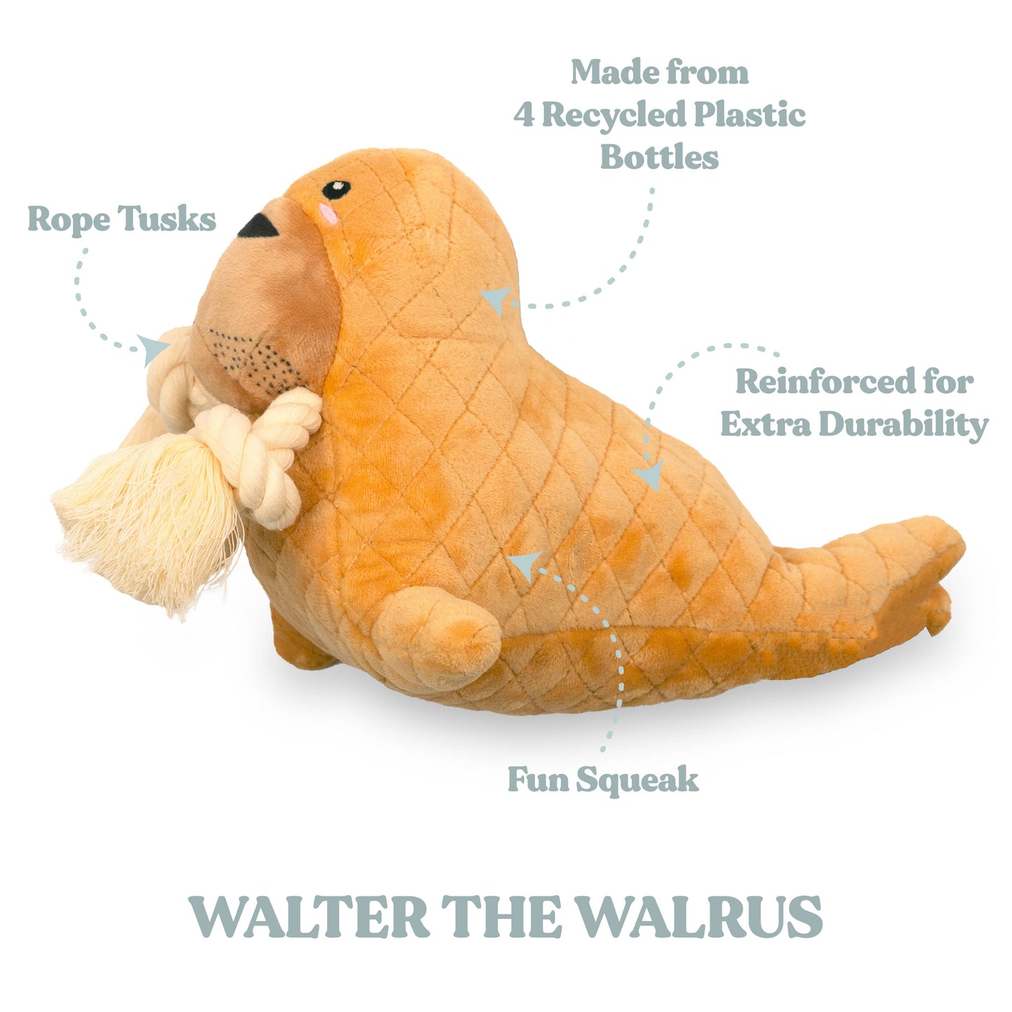 Walrus Dog Toy