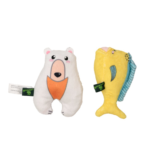 Mahi & Polar Bear 2 Pack Cat Toy