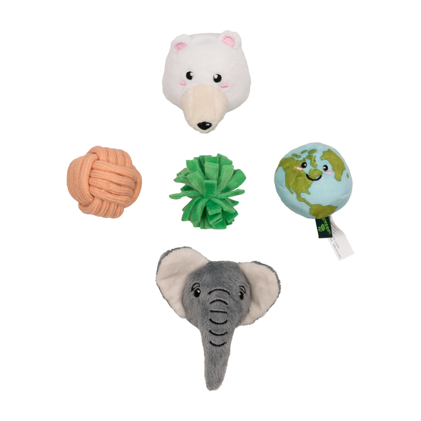 Earth Animals 5 Pack Cat Toy